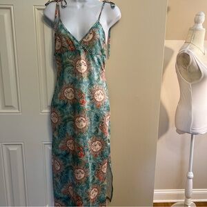 SHEIN Icon Hippie Shoulder Tie Dress